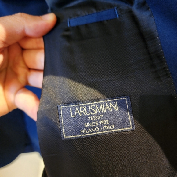 JCrew Ludlow Navy Chino Suit Jacket 40S - Picture 3 of 4